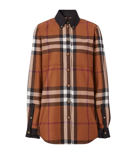 cheap burberry collar shirt